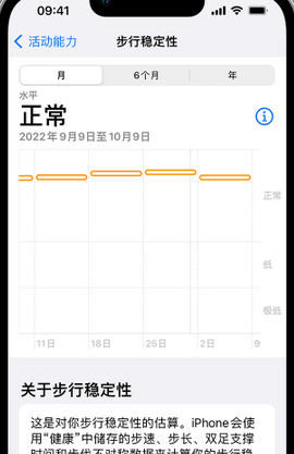 港口iPhone手机维修如何在iPhone开启'步行稳定性通知'