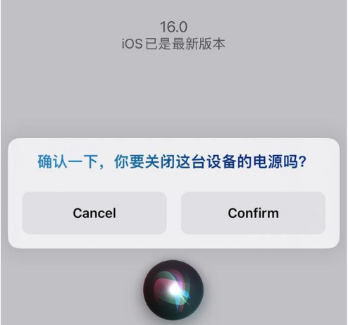 港口苹果手机维修分享iOS 16 Beta5为什么要取消Siri语音关机功能 