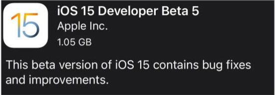 港口苹果手机维修分享如何升级到iOS15.0 beta5 