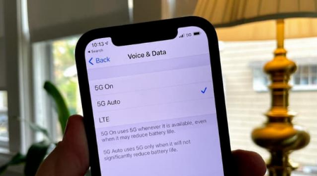 港口苹果手机维修分享iPhone 12如何打开或关闭5G网络 